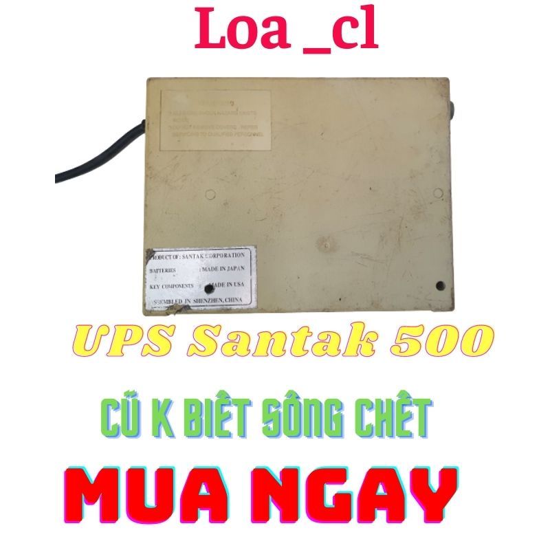 UPS Santak 500va _ 1000va cũ | BigBuy360 - bigbuy360.vn