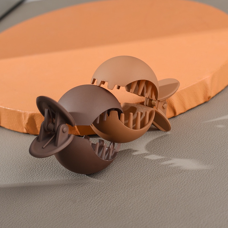 Kẹp Tóc Đuôi Ngựa Tròn Nhám Không Trượt Dễ Phối Đồ Phong Cách Hàn Quốc Đơn Giản Thanh Lịch Cho Nữ