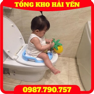 [Hot Hit Mùa Đông] Bệ ngồi toilet chicco thu nhỏ có lót chống lạnh mông cho bé mỗi khi đi vệ sinh