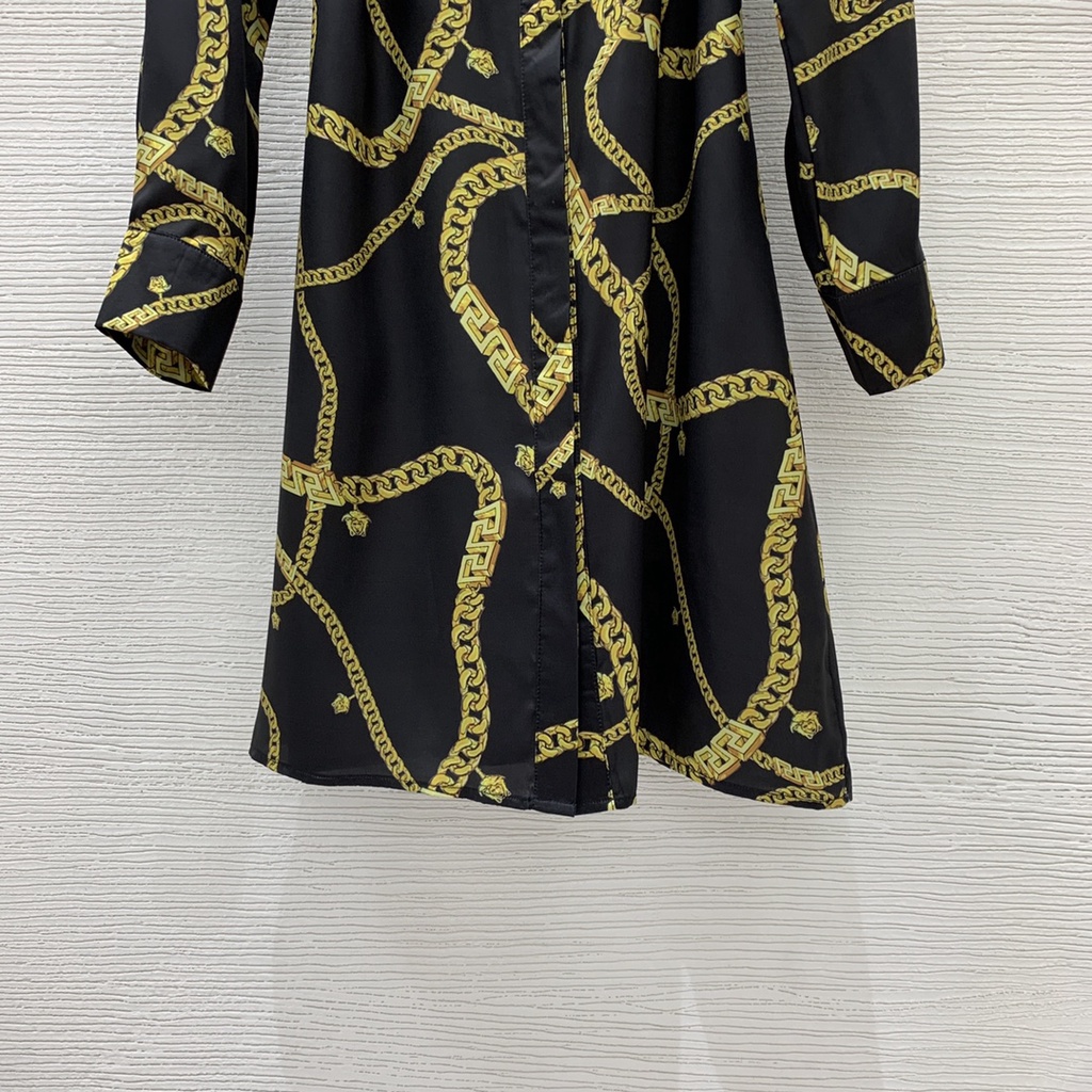 Váy sơ mi nữ thời trang cao cấp Versace phong cách thời thượng, thanh lịch...