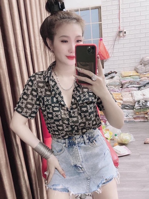 Áo sơ mi cộc chữ | BigBuy360 - bigbuy360.vn