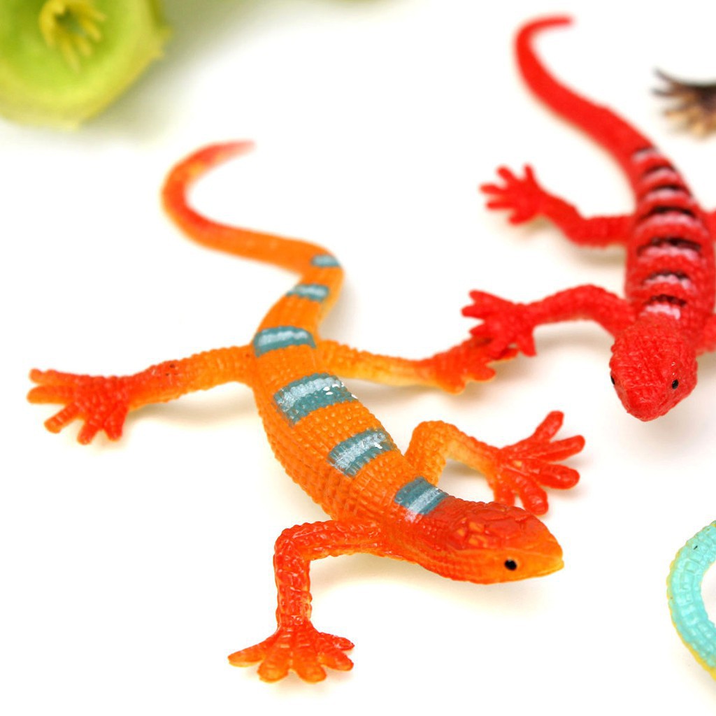 Set 12 thằn lằn đồ chơi bằng nhựa