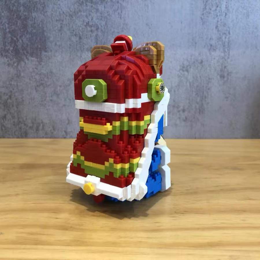 Đồ Chơi Lego Xếp Hình Nhân Vật Hoạt Hình Doraemon Stitch Dành Cho Lễ Hội Mùa Xuân