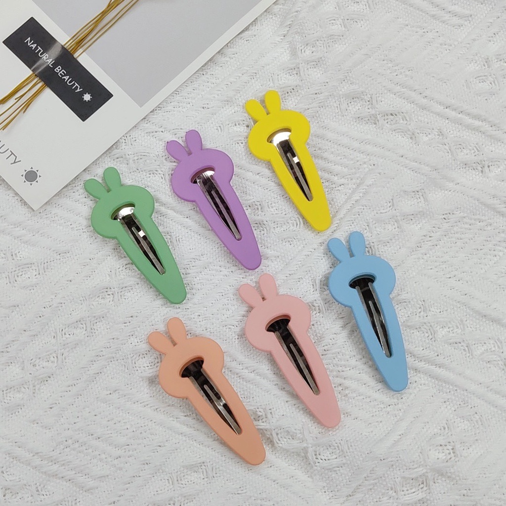 set 6 kẹp bấm tai thỏ