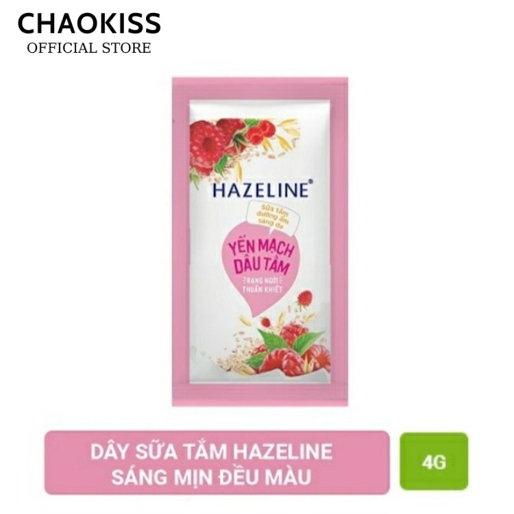 Sữa tắm Hazeline Matcha lựu đỏ sáng mịn đều màu 4g
