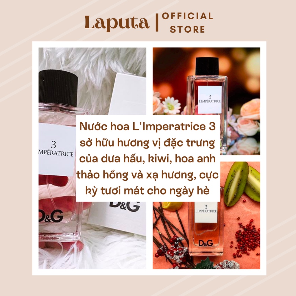 Nước Hoa Nữ L'imperatrice 3 hương thơm hoa quả dịu dàng, quyến rũ
