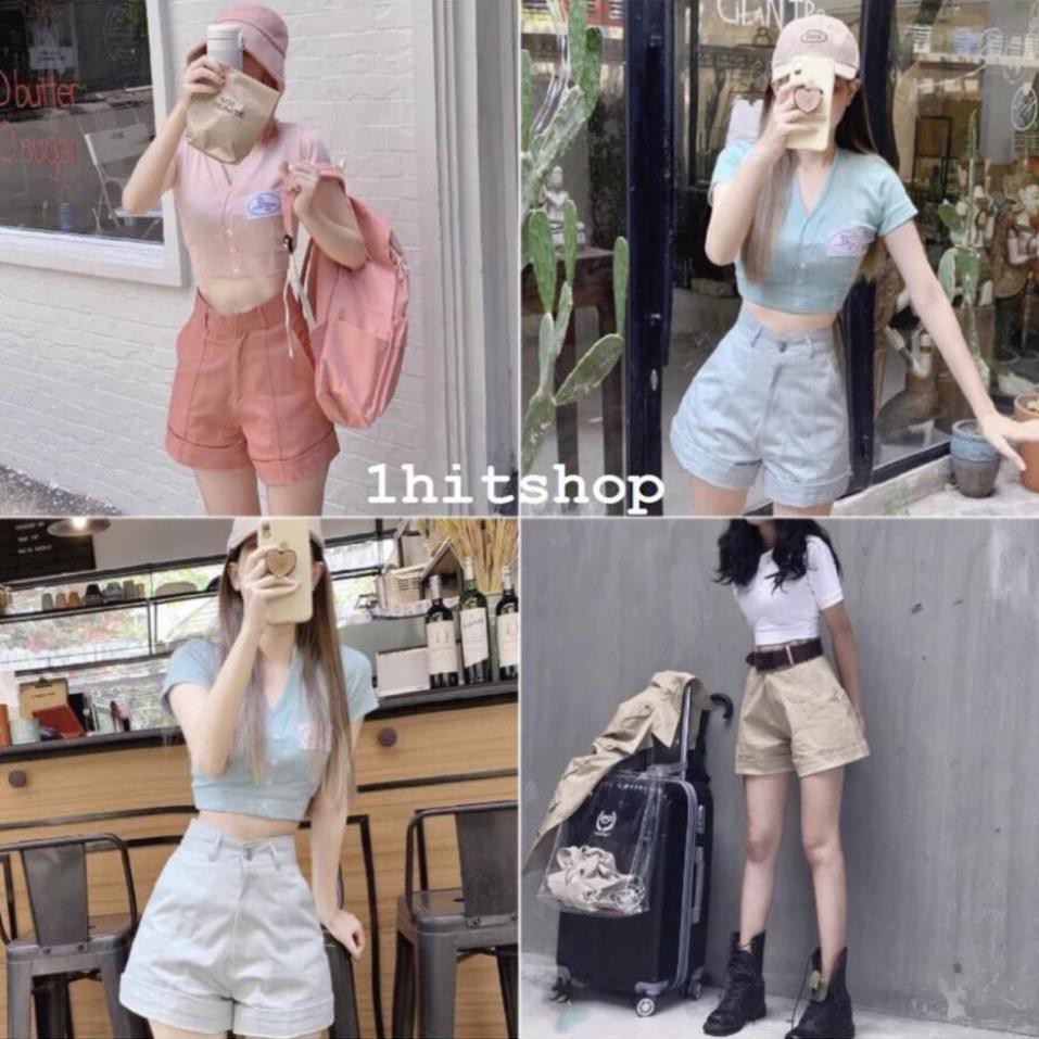 Quần SHORT BAE BANDAR KAKI TRƠN 3 Màu Nữ