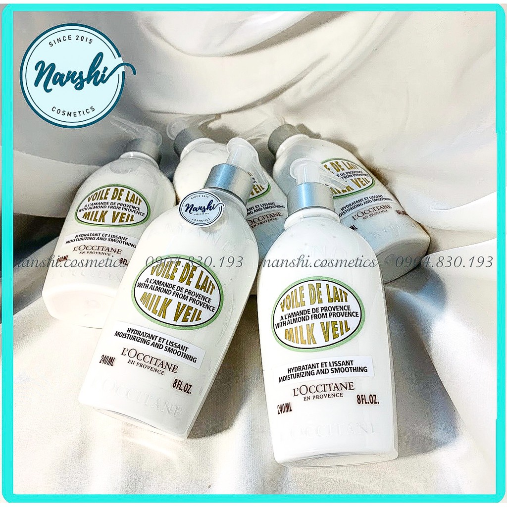 Sữa dưỡng Thể Hạnh Nhân LOCCITANE Almond Milk Veil 240ml