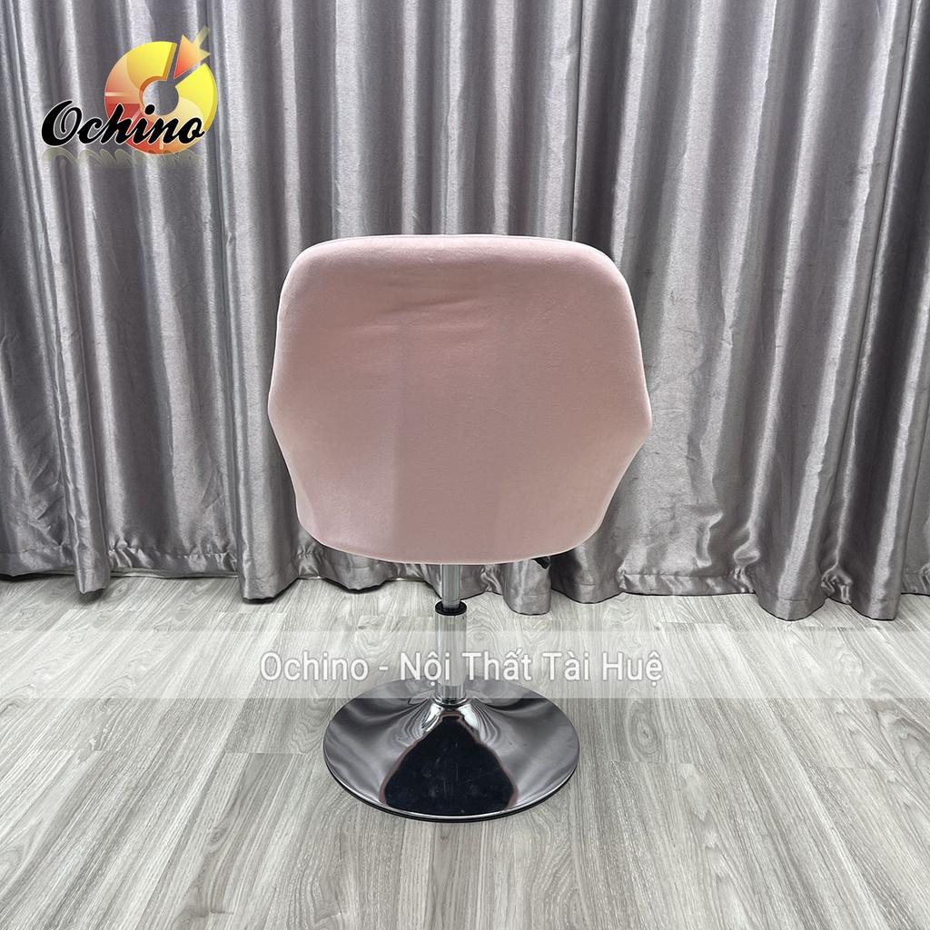 Ghế Trang Điểm Cá Nhân Mẫu Vân Sò Cao Cấp Phong Cách Hiện Đại Chân Thấp 30-50 Và Xoay Được 360 Độ ( Có Sẵn)