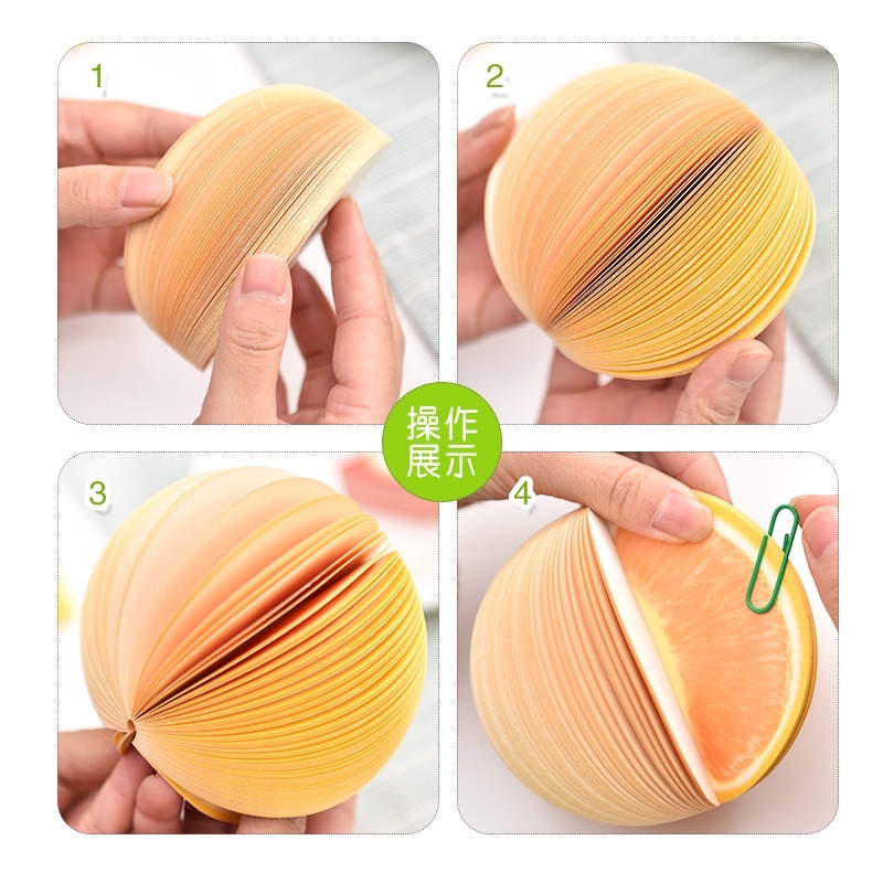 Set Giấy Note Hình Trái Cây Tiện Lợi Xinh Xắn 150 Tờ - VP12