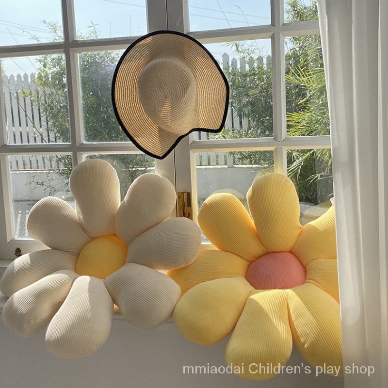 Đệm lót cho giường tatami hình hoa cúc / hoa hướng dương năm cánh thích hợp cho văn phòng