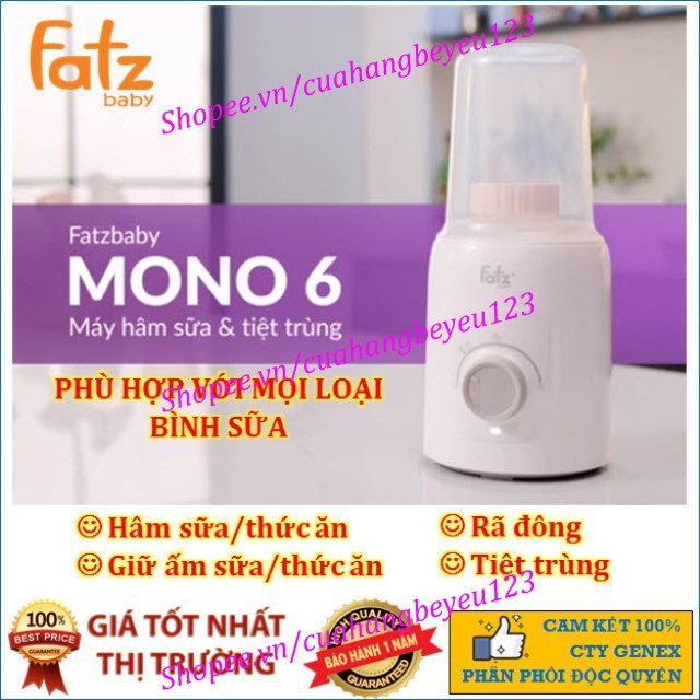 Máy hâm sữa và tiệt trùng bình sữa Fatz Fatzbaby - Mono 6 - FB3001TN - BH 12 Tháng #1
