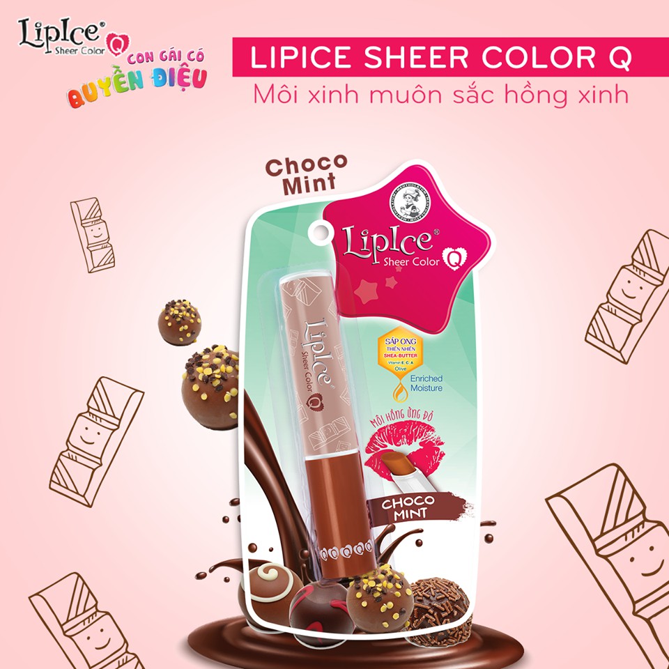 Son dưỡng môi có màu LipIce Sheer Color Q