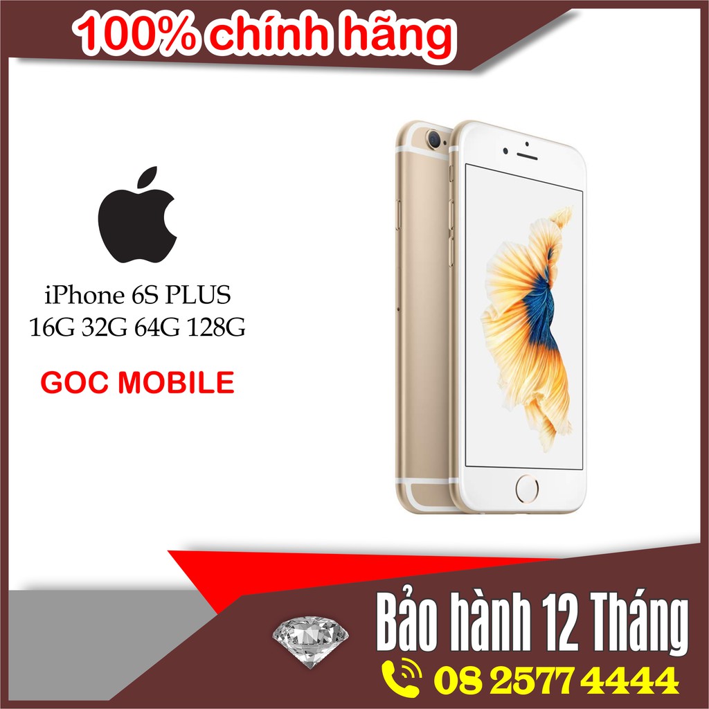 Điện thoại iphone 6s plus 32G bản lock dùng được mọi sim (giá khuyếm mại)