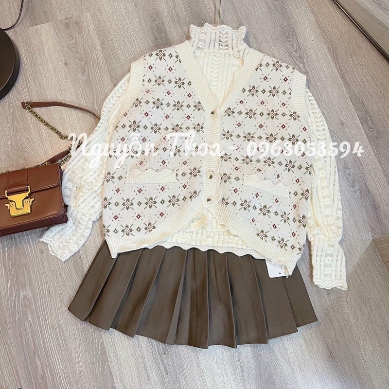 ÁO GILE + ÁO REN TIỂU THƯ CÓ BÁN RỜI MS18828