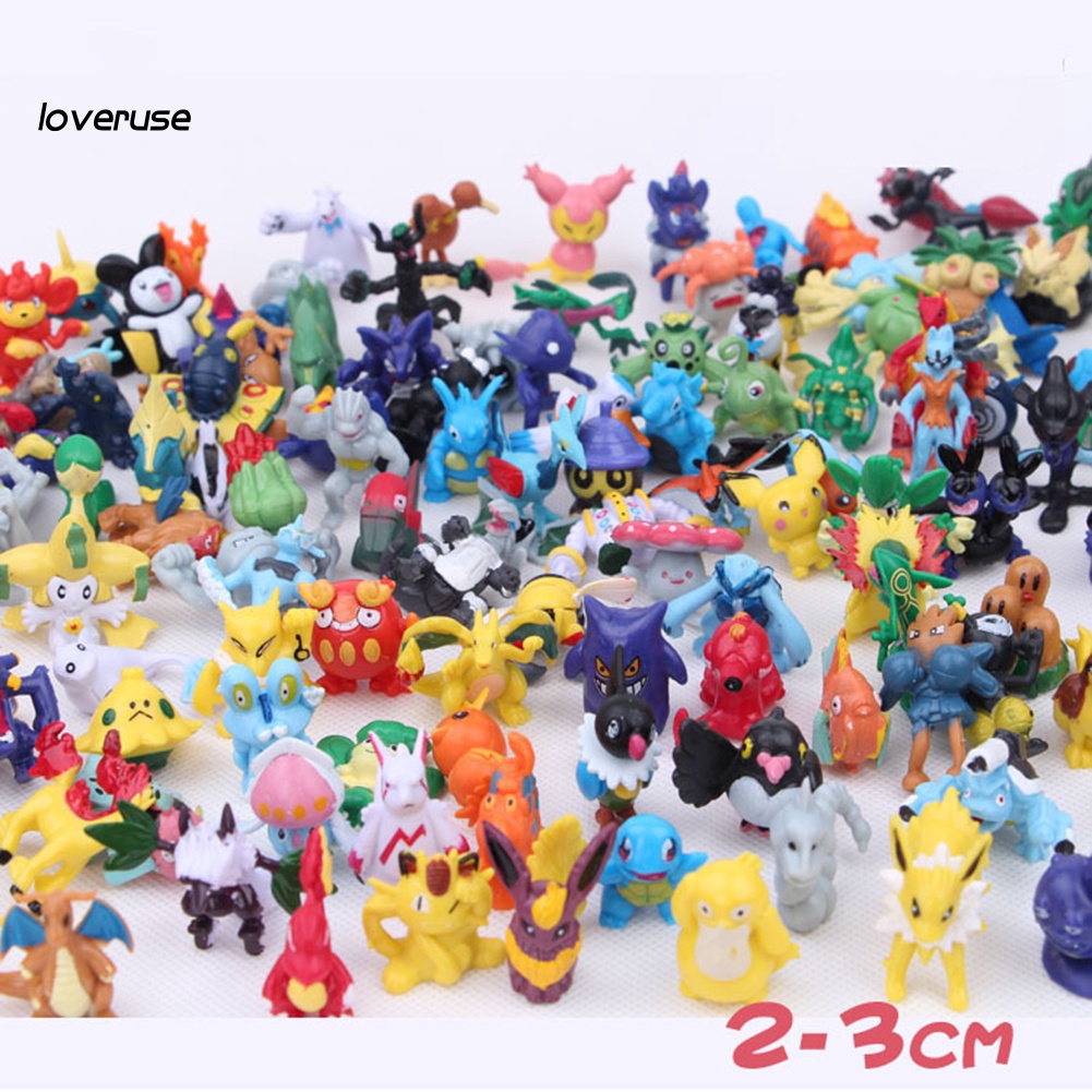 Set 144 Mô Hình Đồ Chơi Pokemon Go Bằng Nhựa Pvc