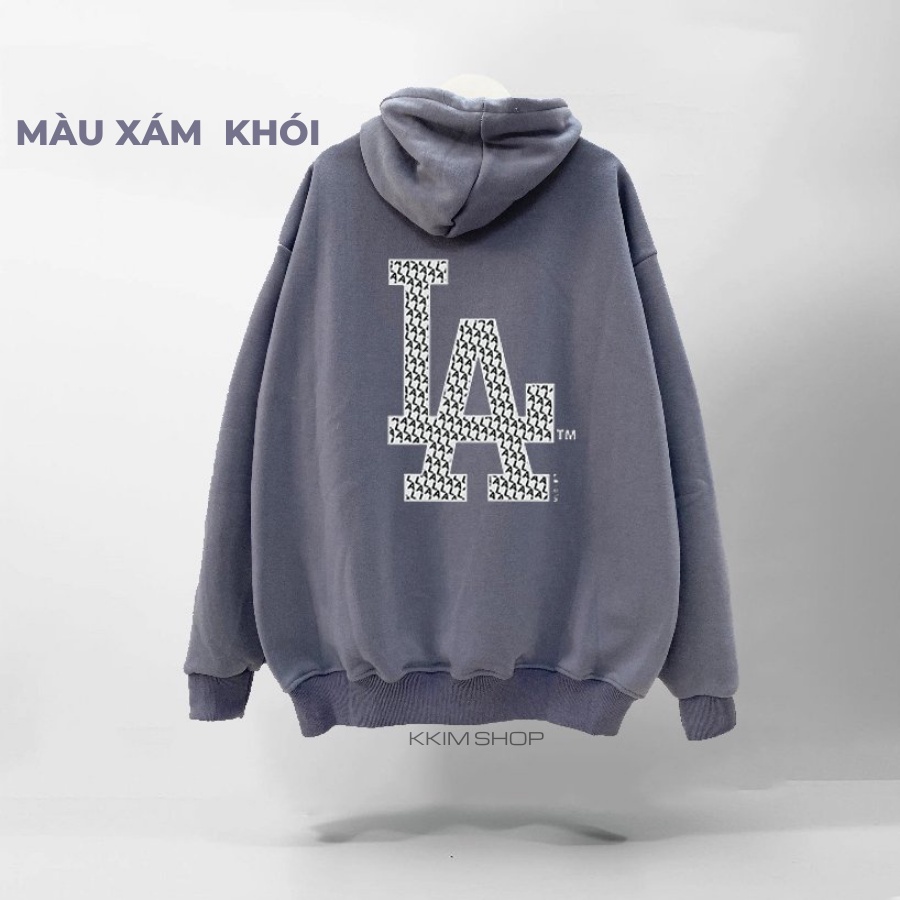 Áo KHOÁC Nỉ HOODIE Dây Kéo NY LA form rộng oversize, Áo hoodies ZIP MLP XANH LÁ unisex nam nữ chất liệu Nỉ bông cao cấp