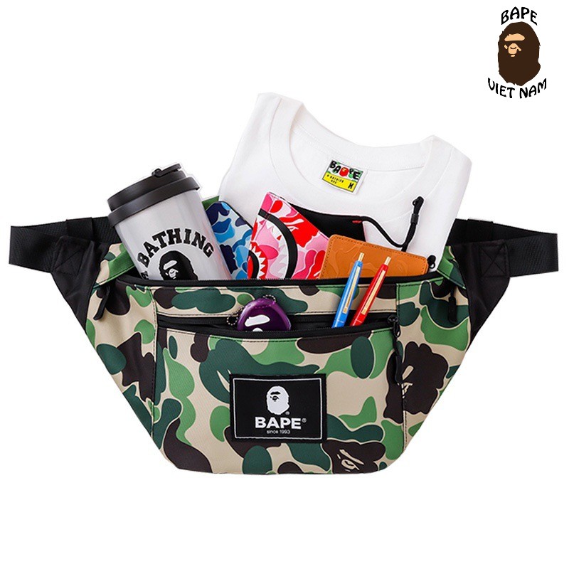 [FREESHIP] Túi đeo chéo Bape Camo Green 2021 - BAPE 2021 SPRING SUMMER MOOK MAGAZINE SHOULDER BAG Bape VN