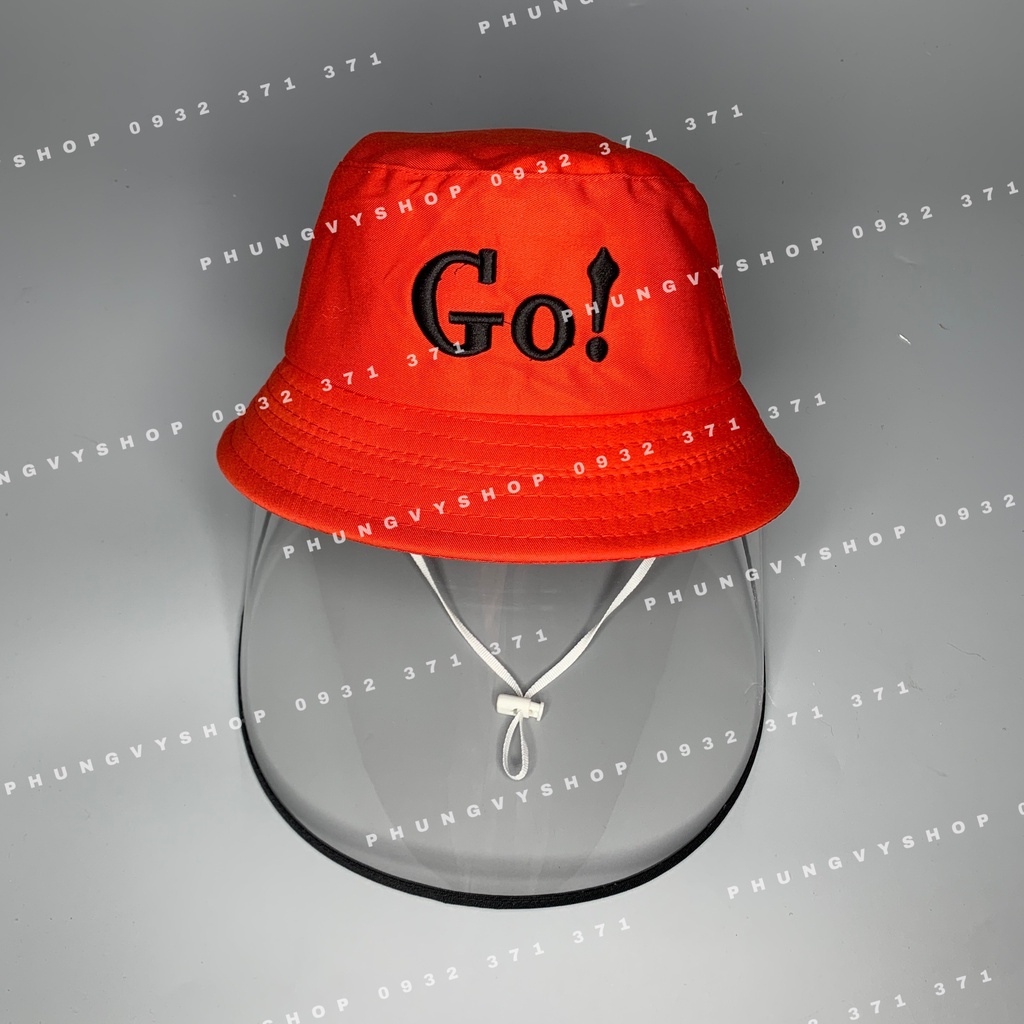 Bé 2.5-6 Tuổi/ Vòng đầu 52cm_ Mũ CHỐNG GIỌT BẮN cho bé trai bé gái- GO GO!- Nón cản bụi trẻ em