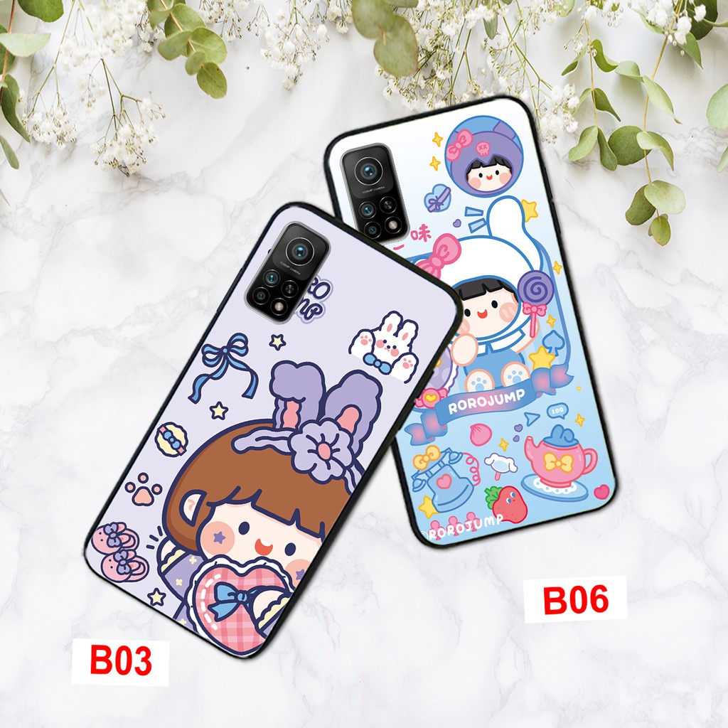 ỐP LƯNG XIAOMI REDMI 10-REDMI NOTE 10 - REDMI NOTE 10S -REDMI NOTE 10 PRO CÔ BÉ ĐÁNG YÊU NHIỀU MÀU SẮC ĐẸP