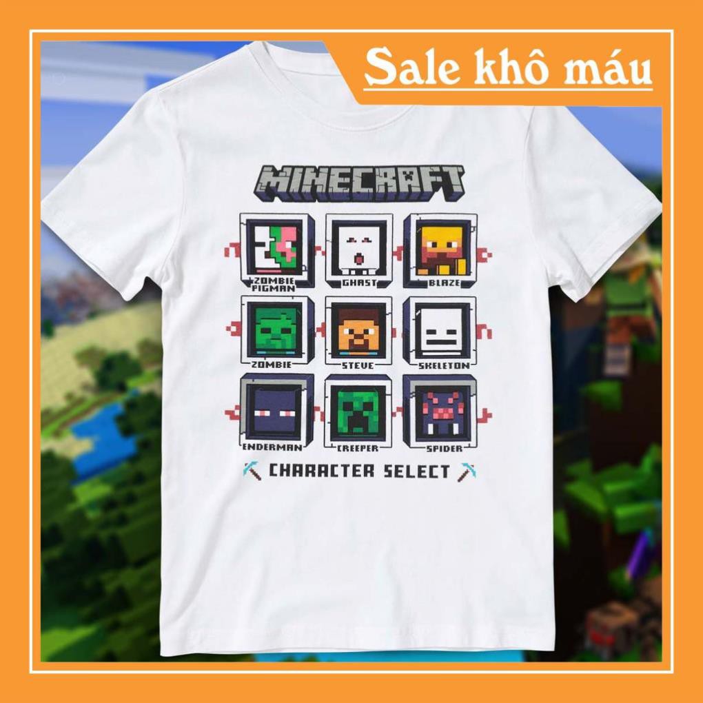 ÁO MINECRAFT- Áo Thun Minecraft - MC 1098