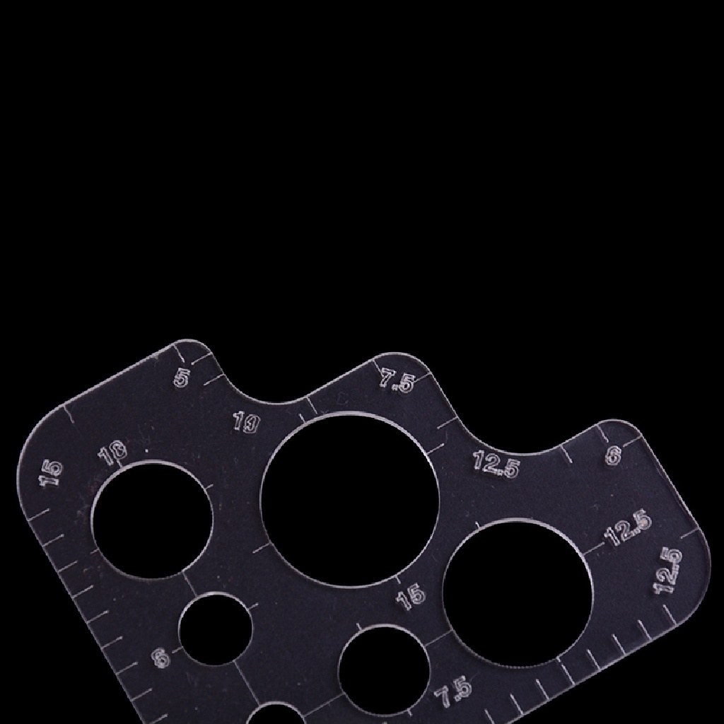 1 Thước Đo Góc Tròn Bằng Nhựa acrylic Làm Đồ Thủ Công DIY