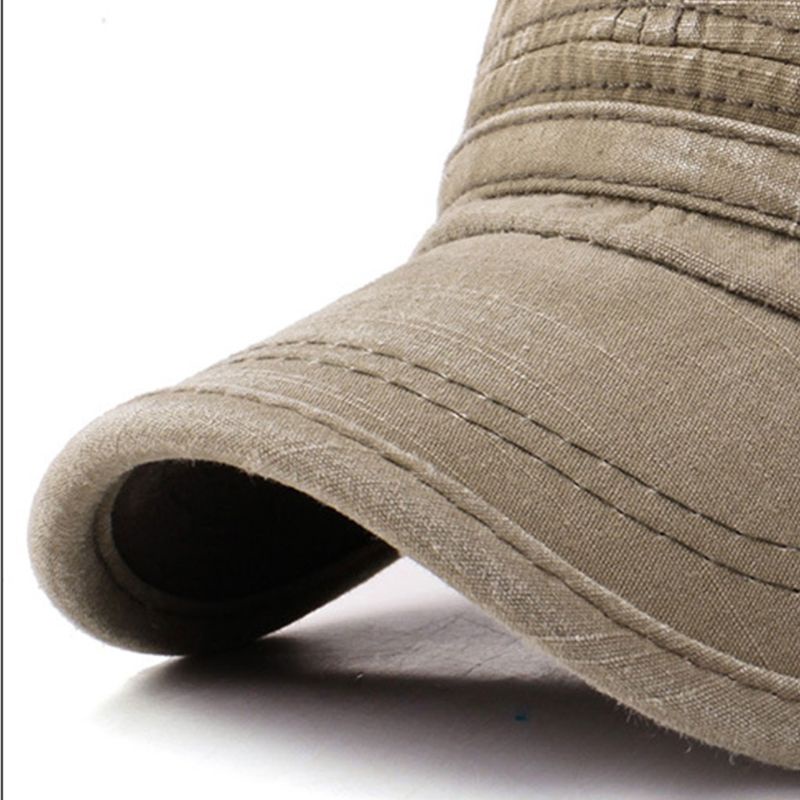 Mũ Lưỡi Trai Cotton Màu Sắc Đơn Giản Cho Nam Nữ