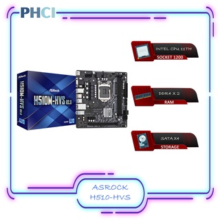 Mainboard asrock h510m-hvs/r2.0