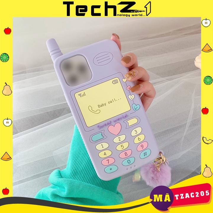 Ốp Lưng Hình Điện Thoại đủ dòng máy iPbằng silicon, Ốp Lưng Chất - Mã TZAC205