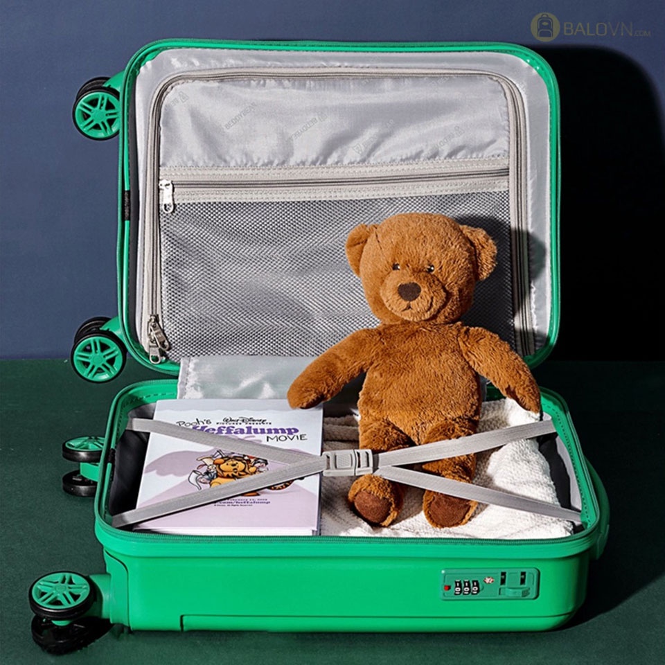 Vali Kéo Trẻ Em BeddyBear Họa Tiết Khủng Long Chống va Đập Cho Bé Trai/Gái Từ 4t