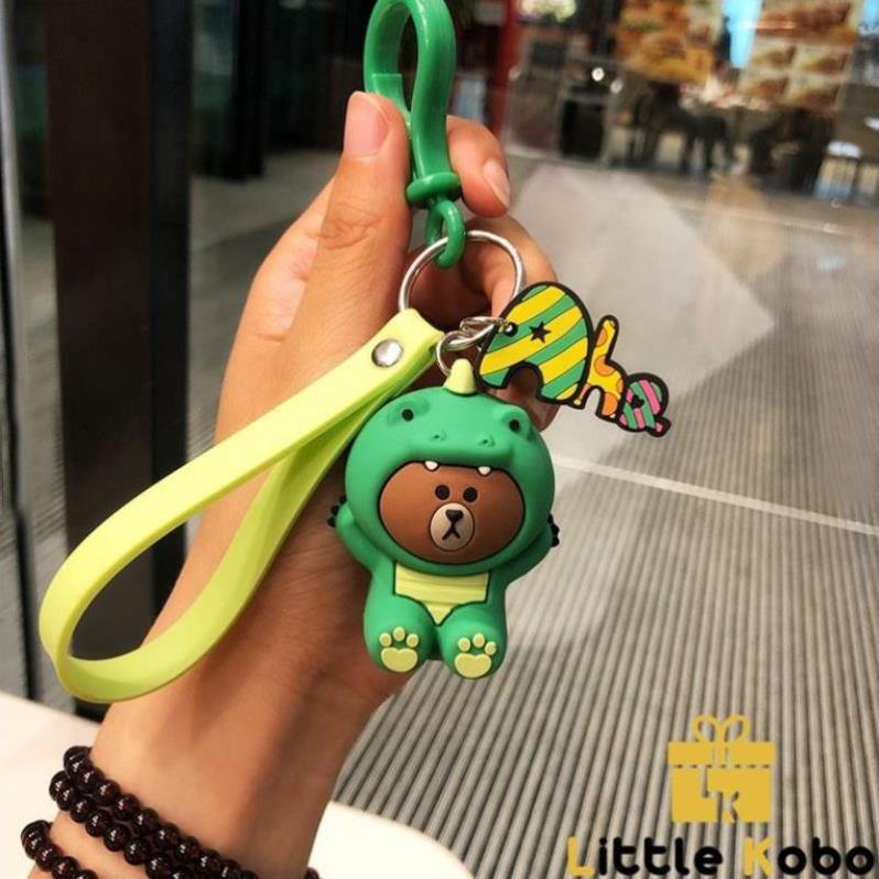 Móc Khóa Line Friends Móc Khóa Gấu Line Móc Khóa Dễ Thương A16