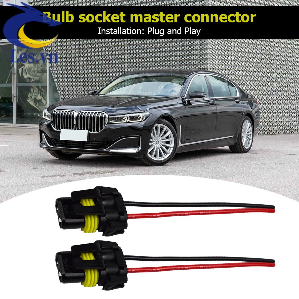 2 Ổ Cắm HB3 9006 HB4 Cho Bóng Đèn Pha Sương Mù