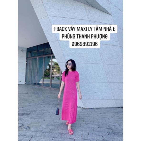 Váy Maxi Dập Ly Dáng Suông Dài 6 Màu Cá Tính | BigBuy360 - bigbuy360.vn