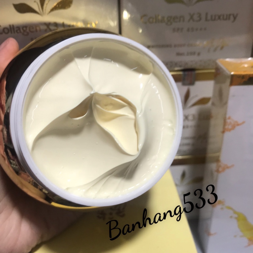 Combo trắng da Body Luxury + Tắm trắng X3