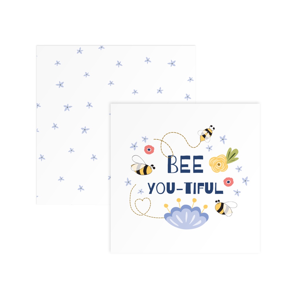 Thiệp chúc mừng, tỏ tình, cảm ơn, động viên, truyền cảm hứng tặng bạn bè, người yêu SDstationery Let It Bee 12x12