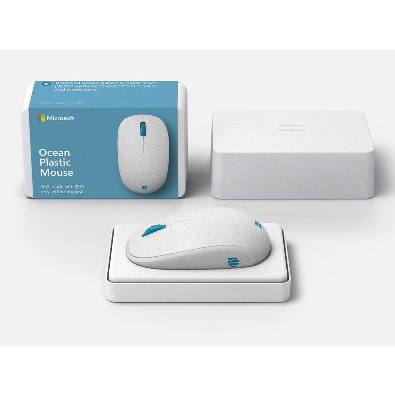 Chuột không dây Microsoft Bluetooth Ocean Plastic Mouse - Hàng Chính Hãng