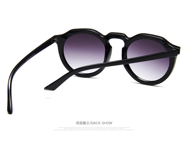 Kính mát gọng tròn nhỏ chống tia UV400 thời trang cho nữ