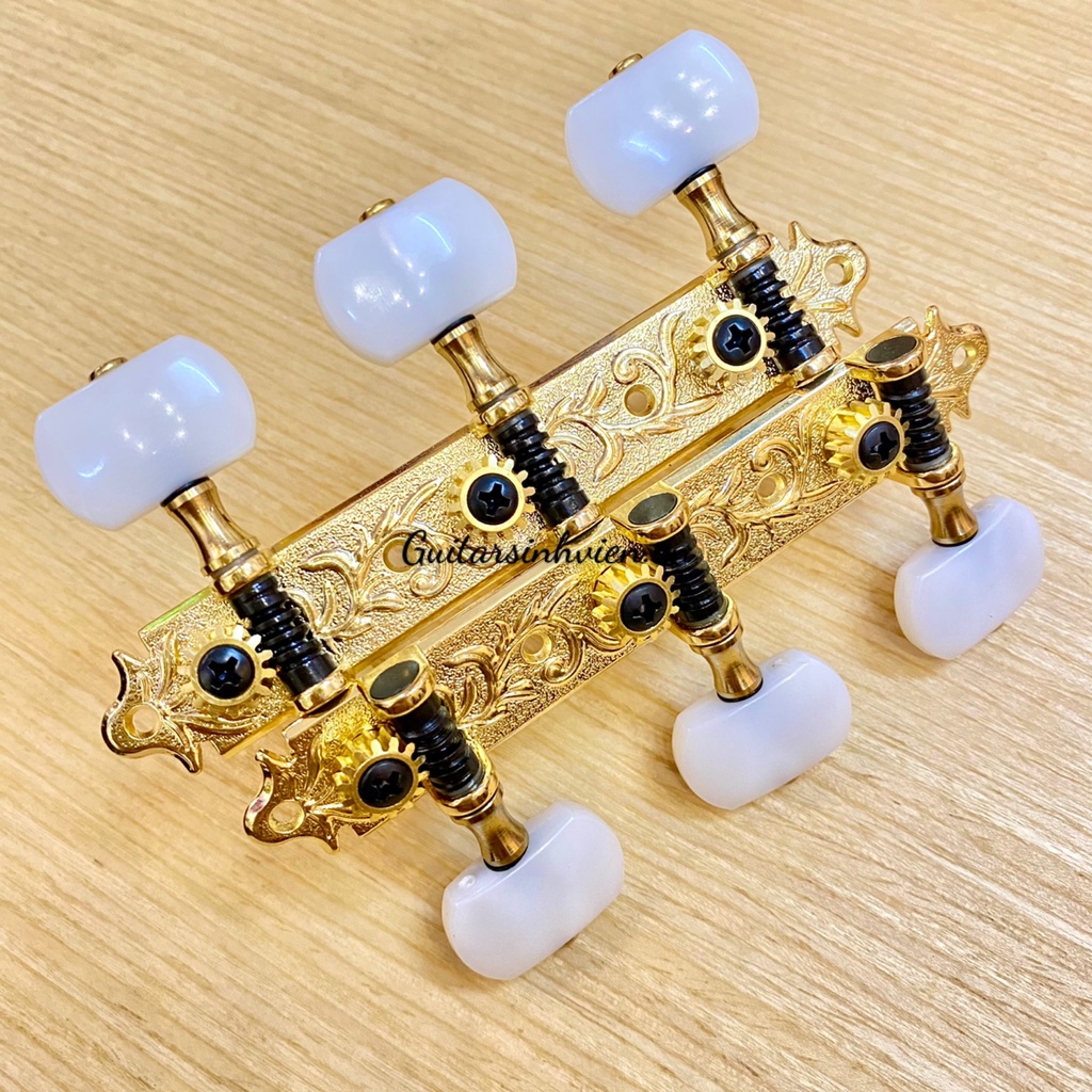 Khóa đàn guitar classic Dj vàng cao cấp