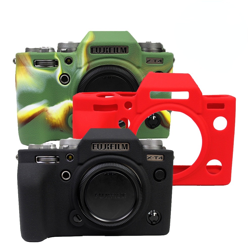 Ốp Máy Ảnh Silicone Cao Su Cho Fujifilm XT3 XT4 FUJI XT3 XT4 XS10 XT200 XT10 XT20