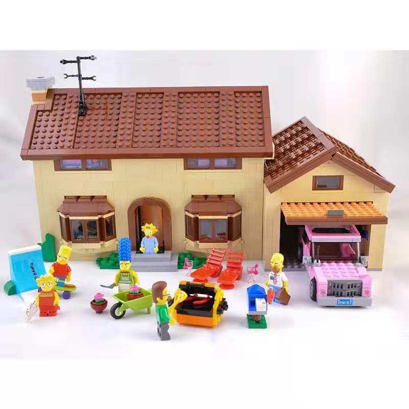 Đồ chơi Lắp ghép Mô hình The Simpsons House Căn Nhà Gia Đình Simpson King 83005