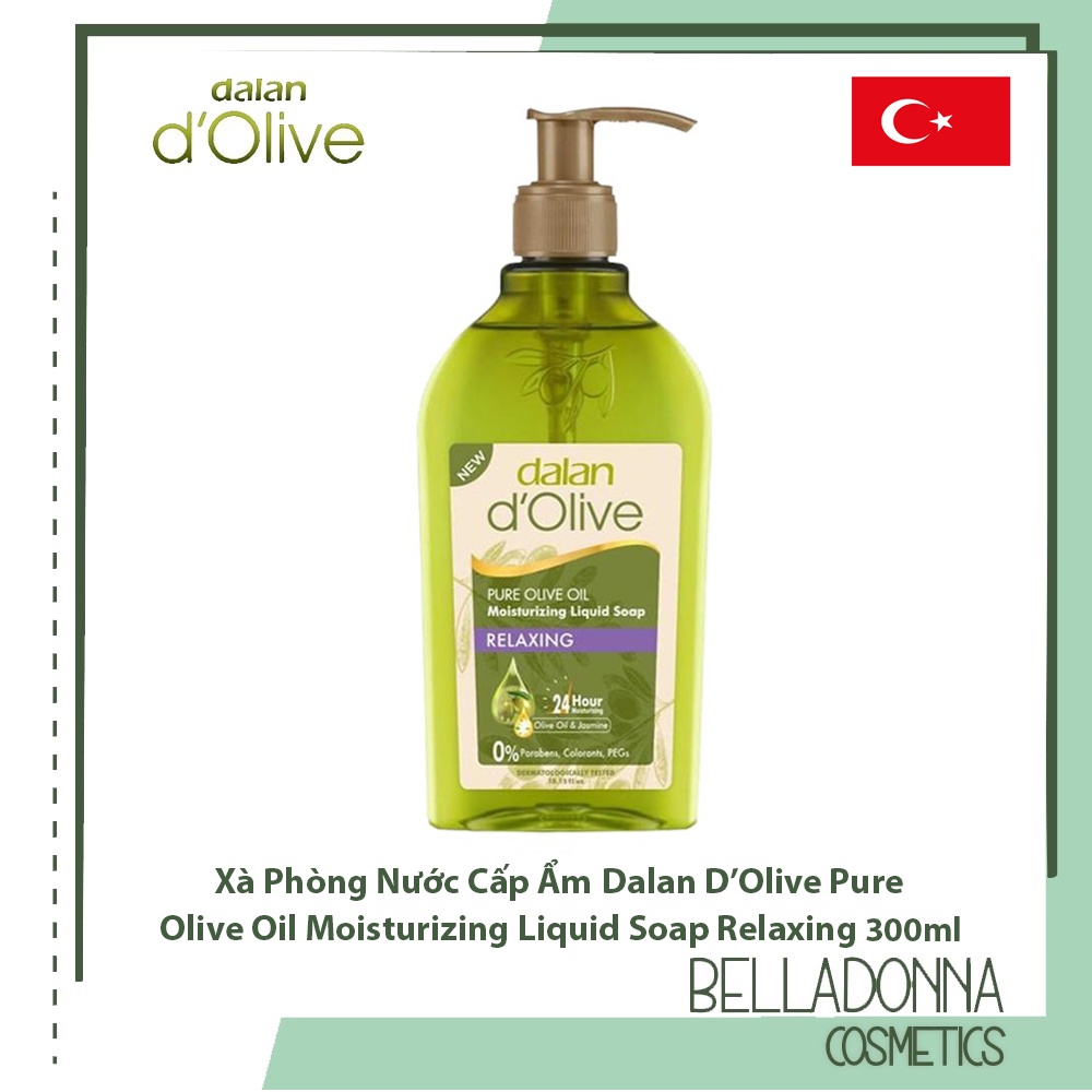 [CHÍNH HÃNG] Xà Phòng Nước Cấp Ẩm Dalan D’Olive Pure Olive Oil Moisturizing Liquid Soap 300ml