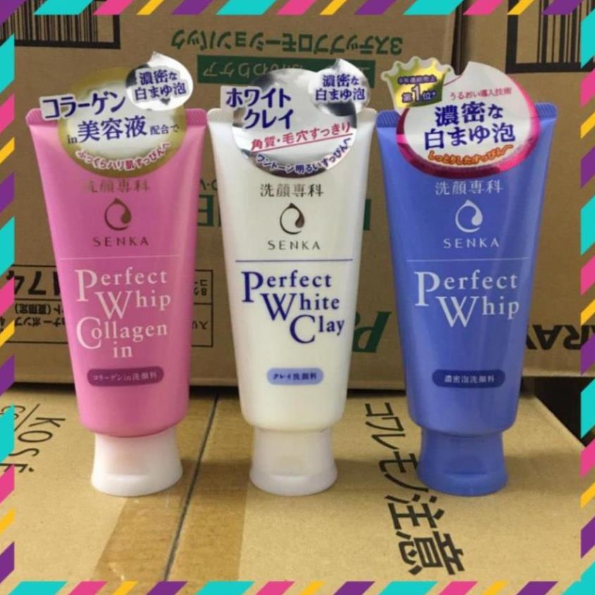Sữa Rửa Mặt Senka Perfect Whip 120g - Nhật Bản - Mypham_hn