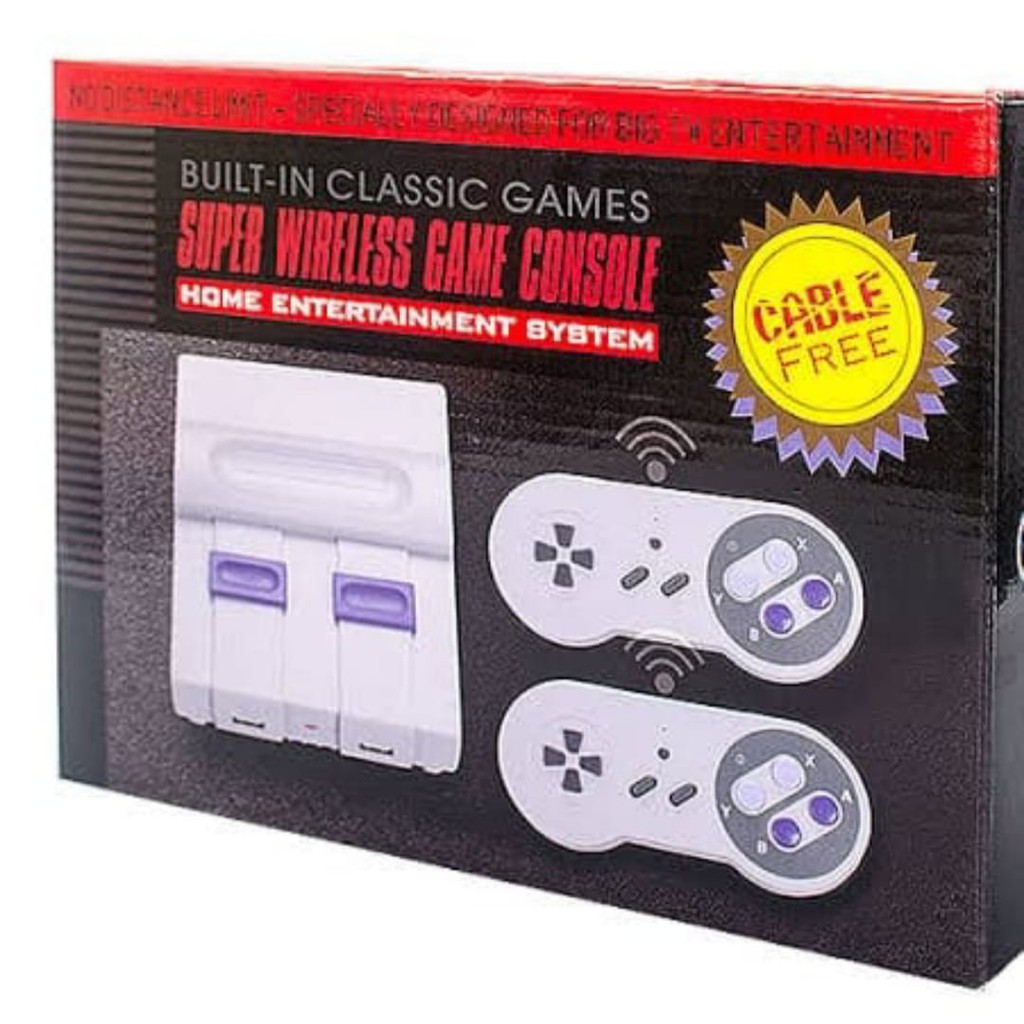 Máy Chơi Game Cầm Tay Không Dây Nes Snes Phong Cách Cổ Điển