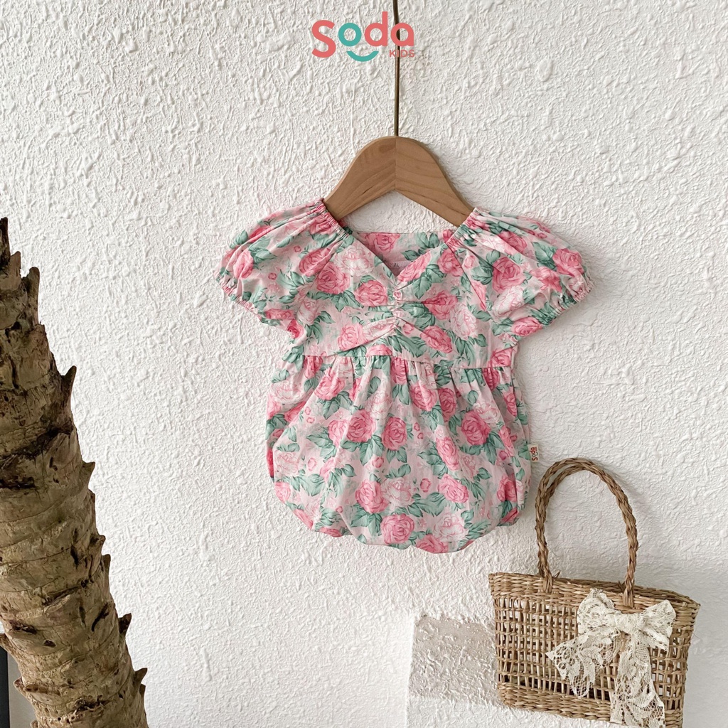 Body bé gái Miry họa tiết hoa Hàn Quốc siêu xinh SODA KIDS