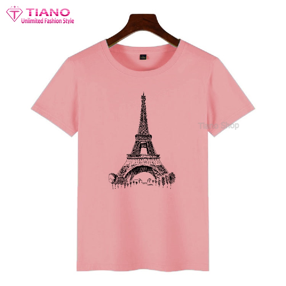 Áo Thun Nữ In Hình Tháp Eiffel AT-103 Tiano Shop - Thời Trang Cơ Bản - Đơn Giản ...