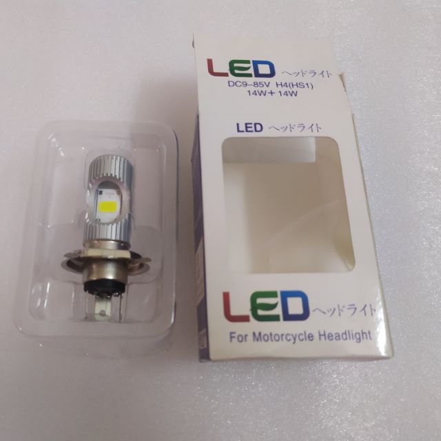 Đèn led pha chân H4 14w 6000lumen