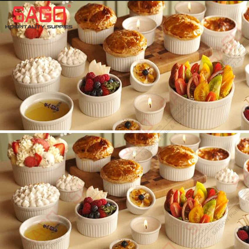 Khuôn Sứ Ramekin Làm Bánh | Tùy Chọn Mẫu Mã , Sứ Cao Cấp