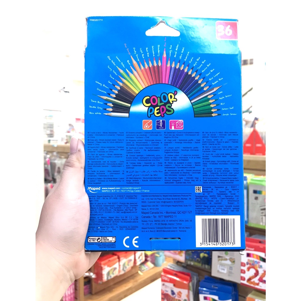 Chì Màu Maped 36 Màu 832017
