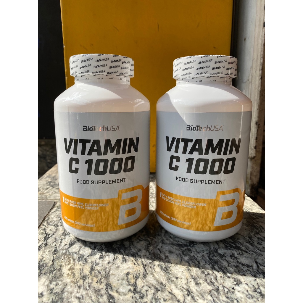 Viên Uống Vitamin C1000 BiotechUSA Hộp 250 Viên