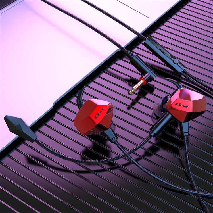 Tai Nghe GAMING Có Mic Rời GM-007 - Dùng Được Cho Cả Máy Tính Và Điện Thoại - Hàng Chính Hãng - Jack Chữ L